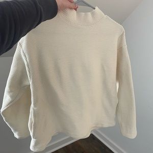 XS BRAND NEW w/o tags white madewell sweatshirt/sweater..
